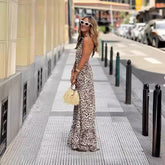Lestra - Leopard Print Backless Dress